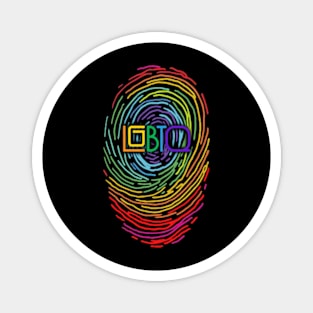 RAINBOW FINGERPRINTS Magnet